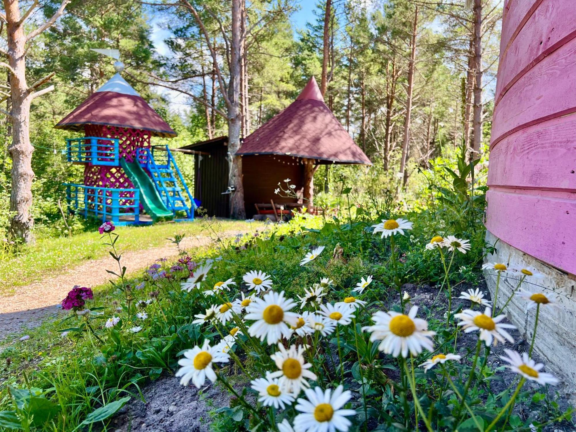 Roosa Maja Parvesaunaga Villa Reigi Esterno foto